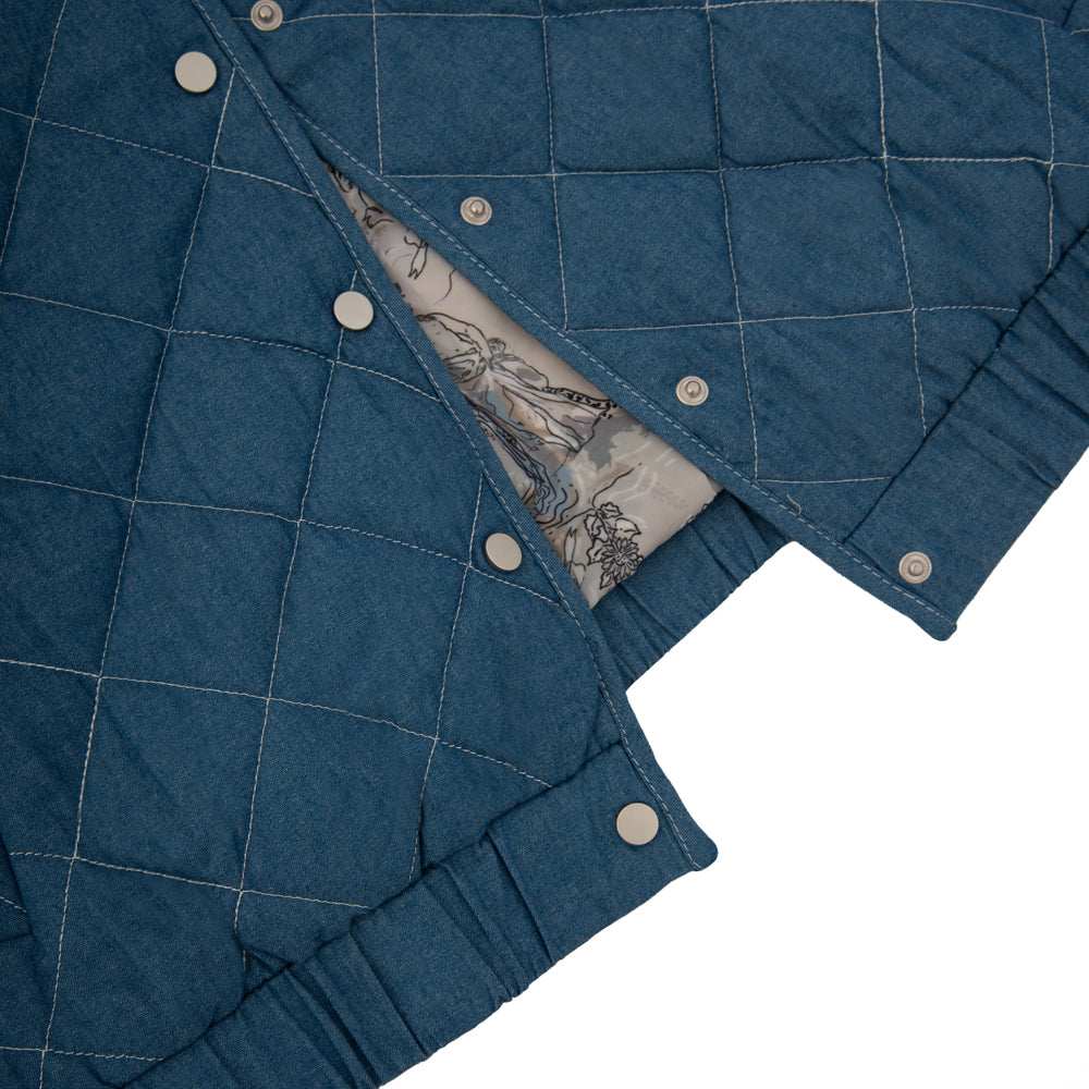 Puffy jacket margarita azul