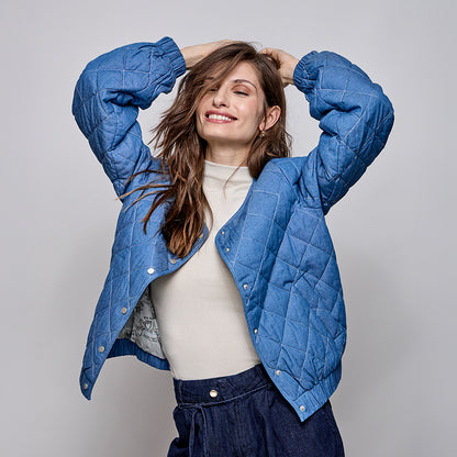 Puffy jacket margarita azul