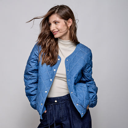 Puffy jacket margarita azul