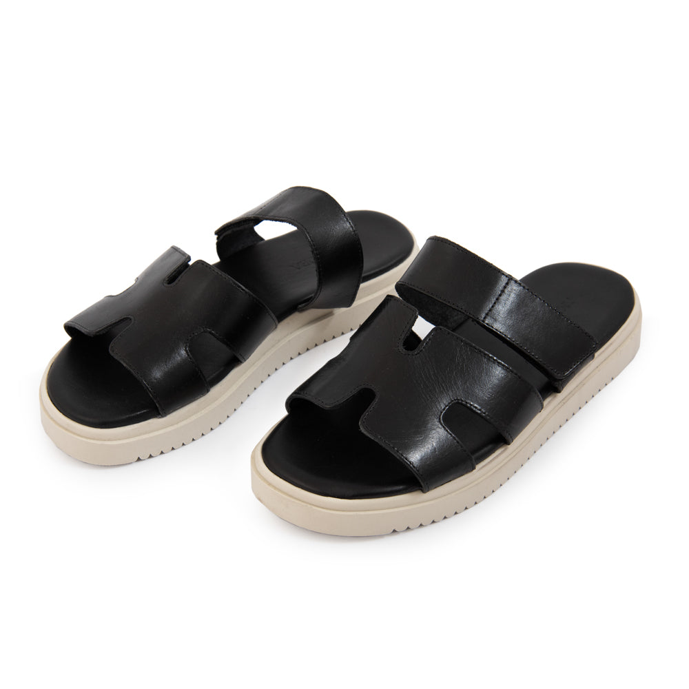 Sandalia margot cuero negro