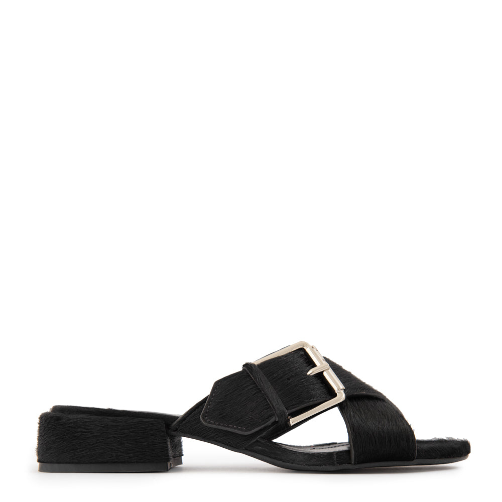 Sandalia mule maria negro