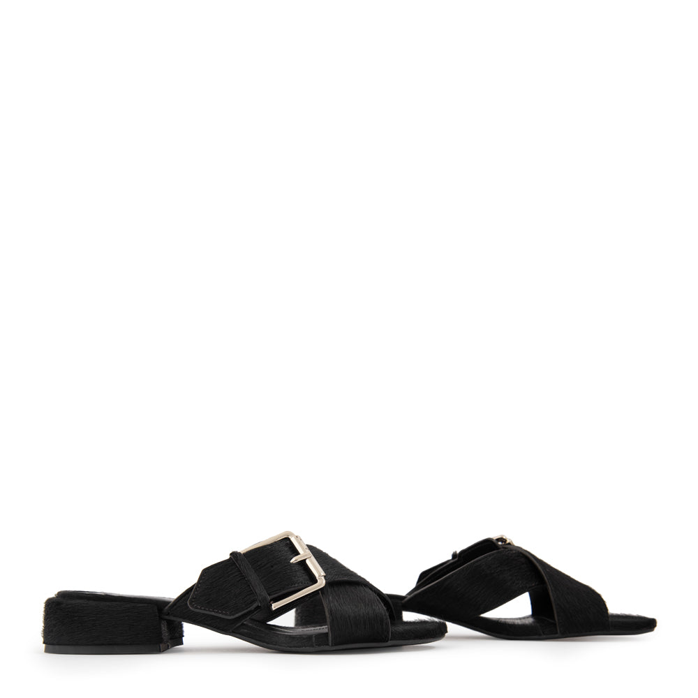 Sandalia mule maria negro