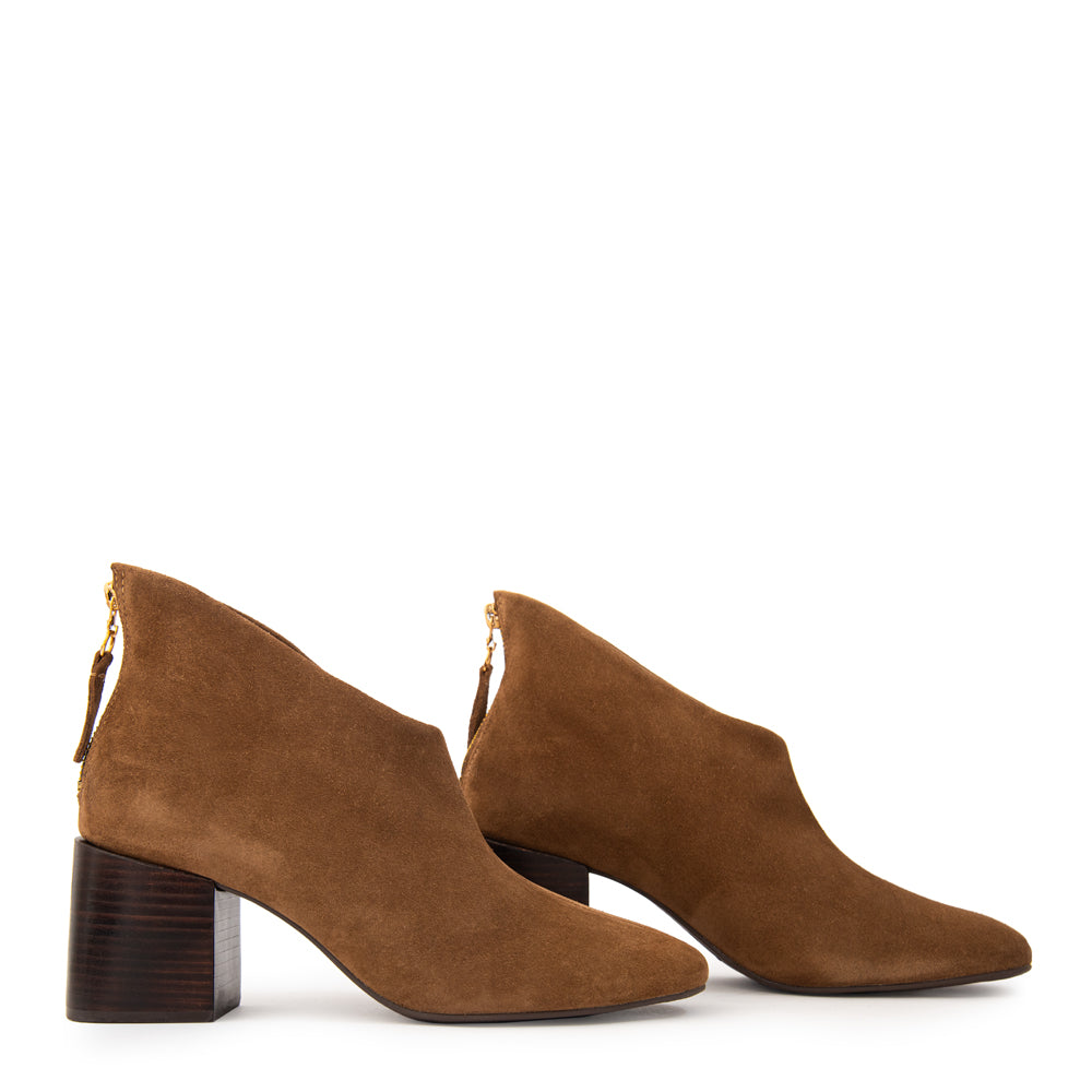 Bootie marisa cuero taupe
