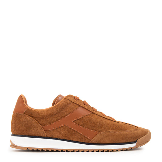 Zapatilla mila cuero camel