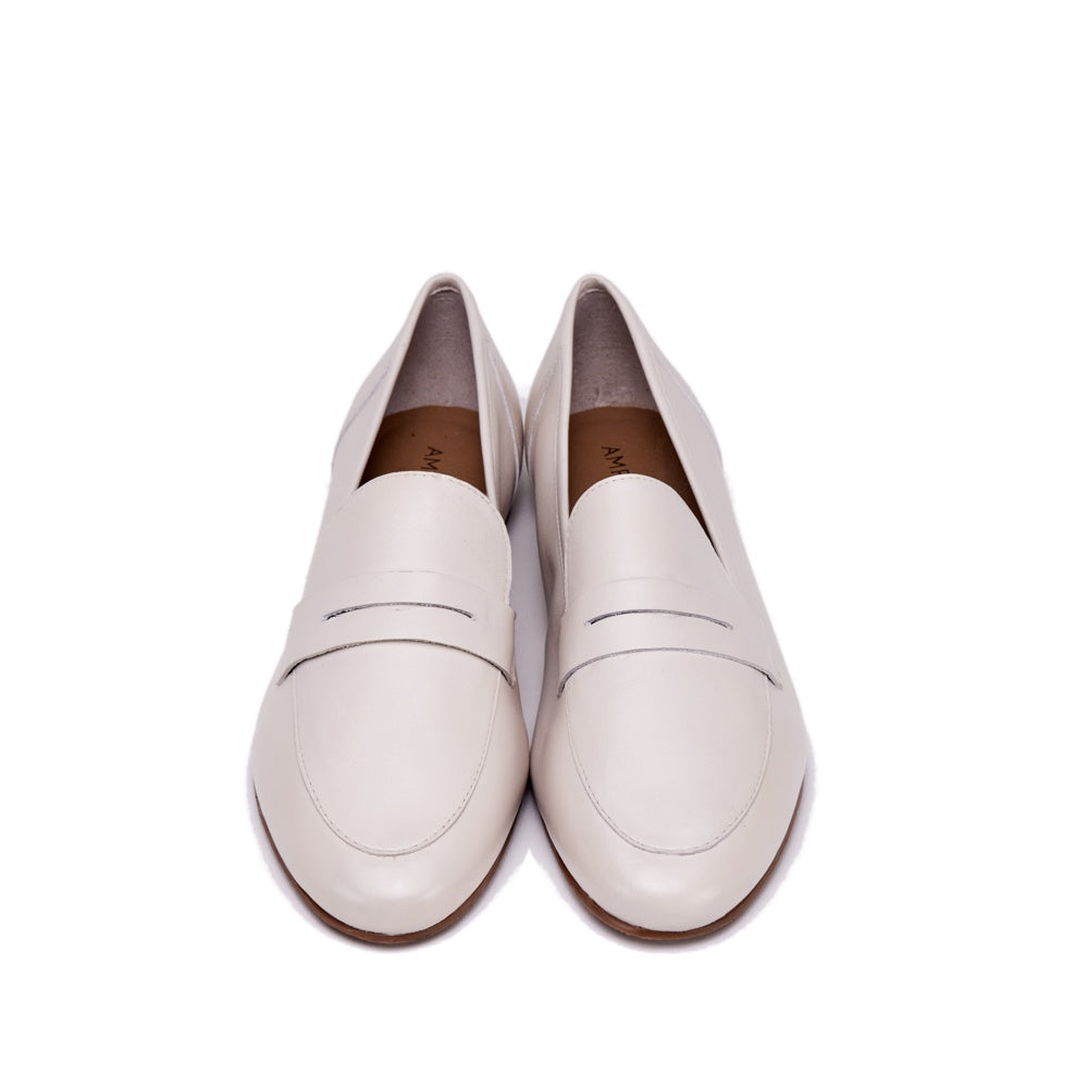 Mocasin mili blanco especial
