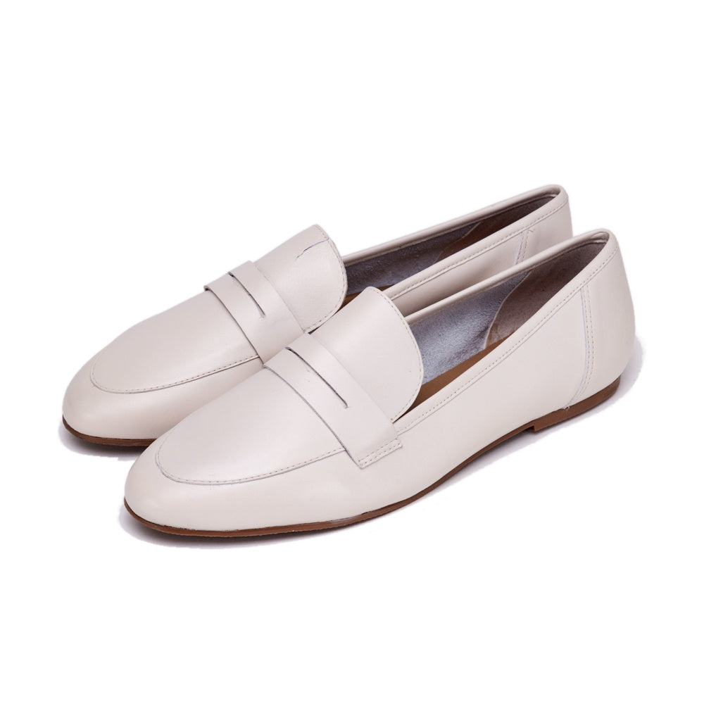 Mocasin mili blanco especial
