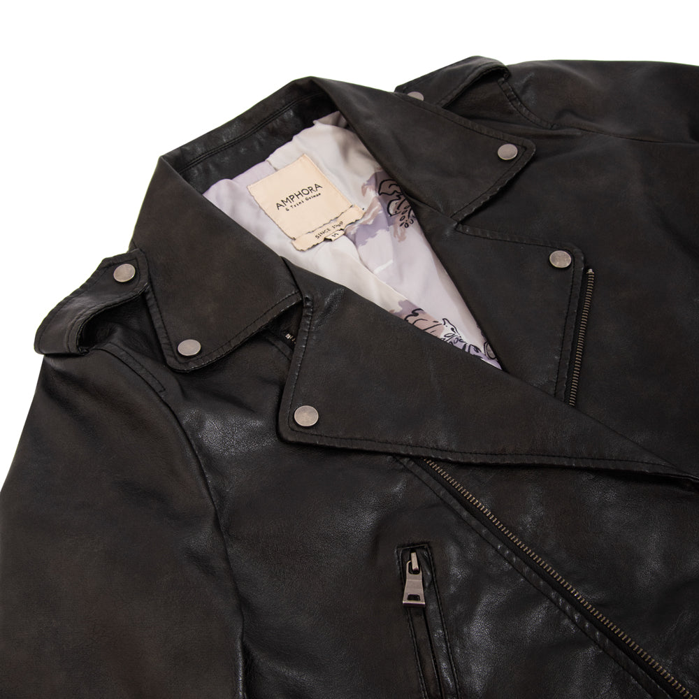 Biker jacket nancy negro