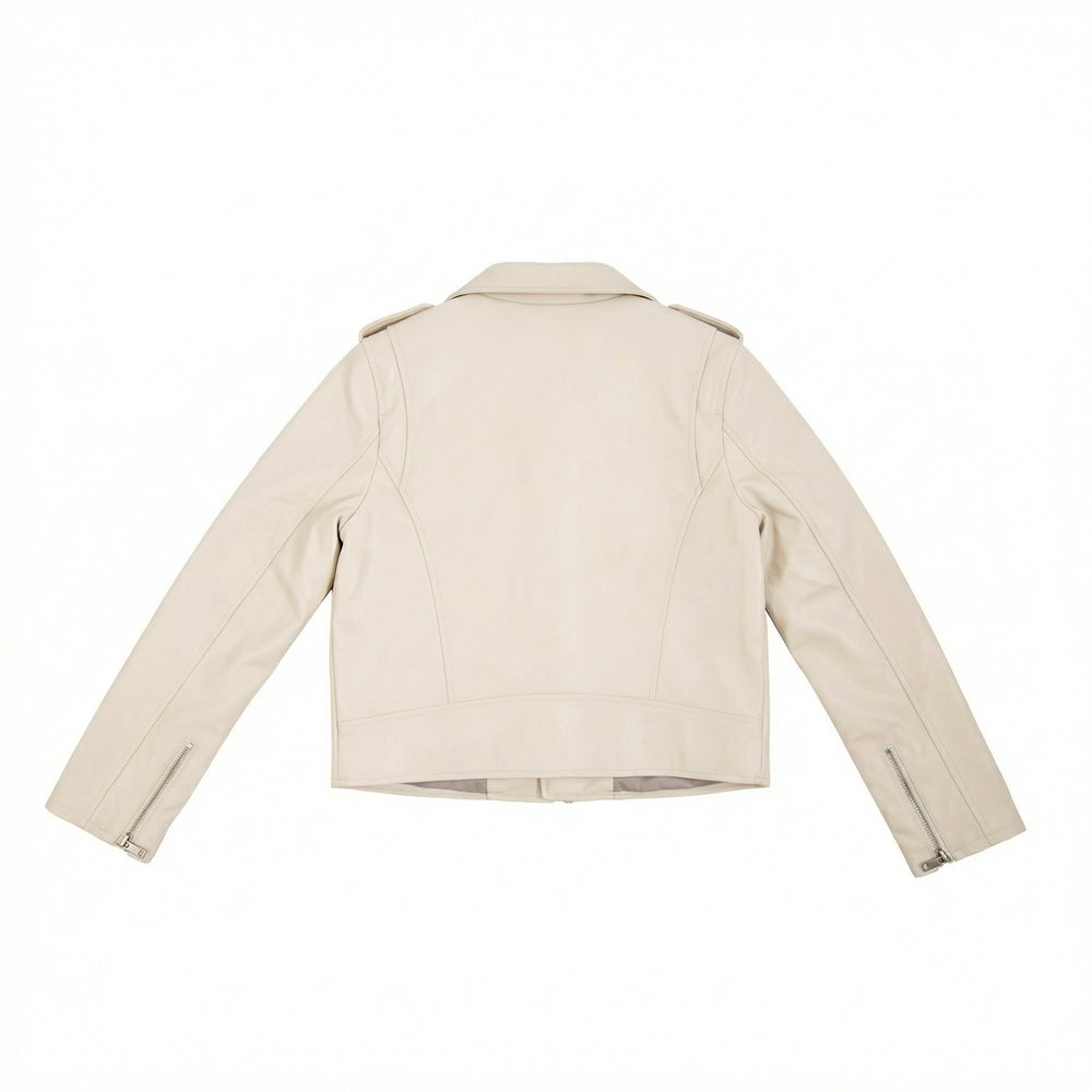 Biker jacket nancy blanco crudo