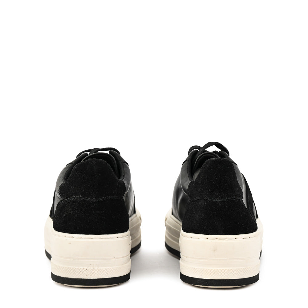Zapatilla naroa cuero negro