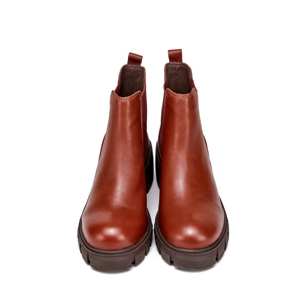 Botin Taco nicole cuero