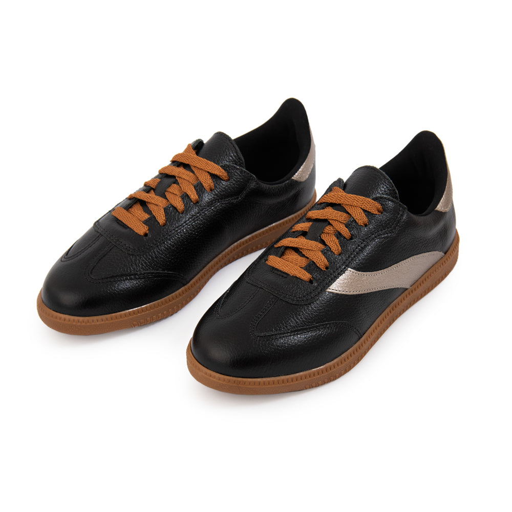 Zapatilla noa cuero negro