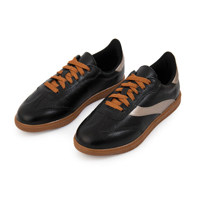 Zapatilla noa cuero negro