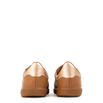 Zapatilla noa cuero camel