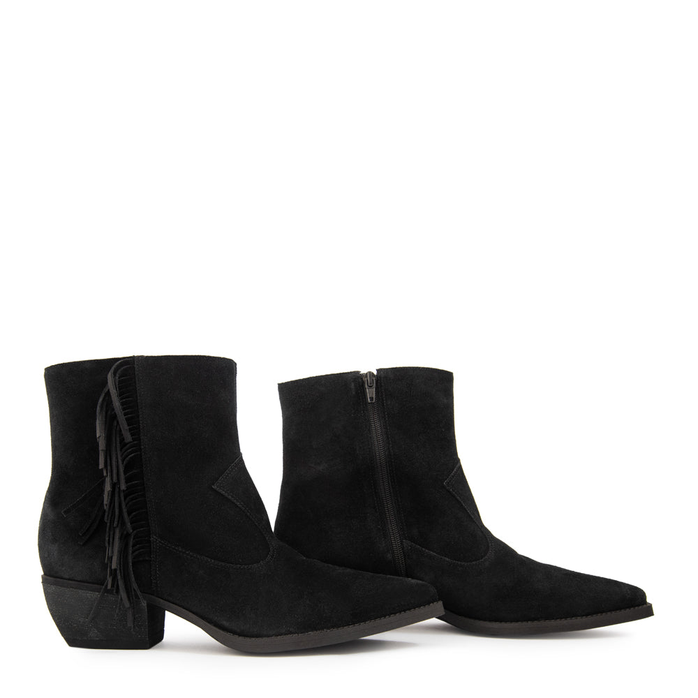 Botin olsen cuero negro