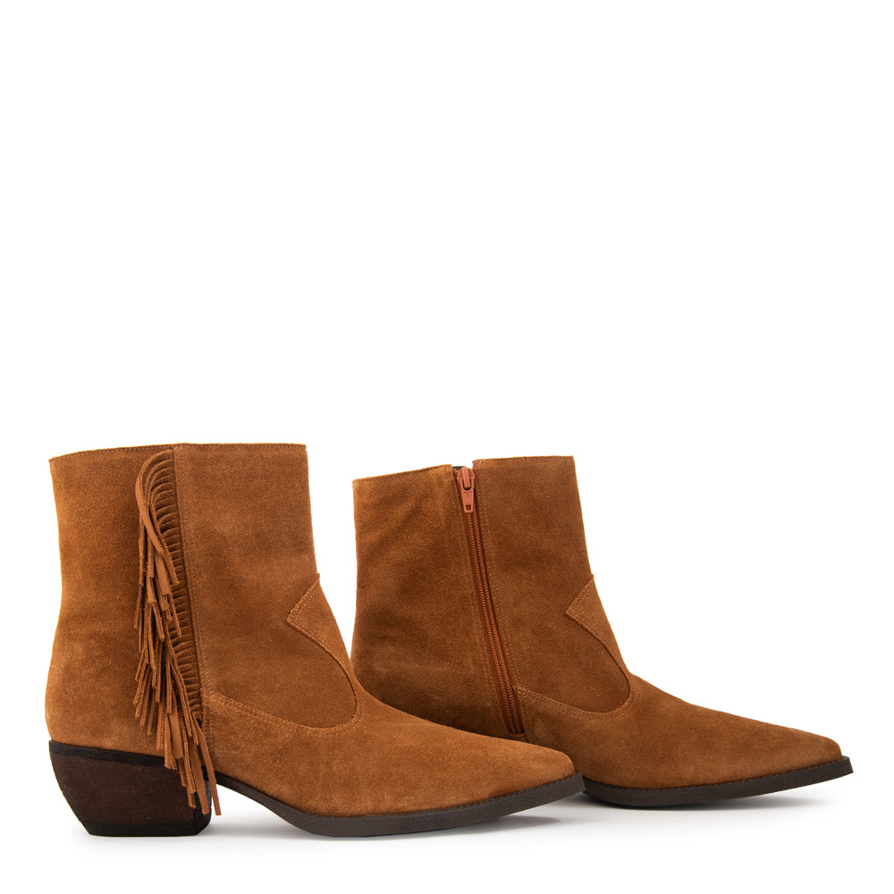 Botin olsen cuero camel