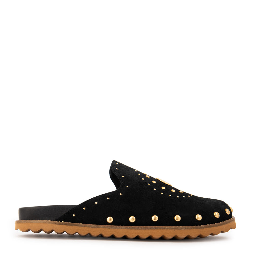 Sueco onyx cuero negro