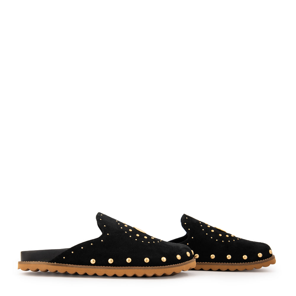 Sueco onyx cuero negro