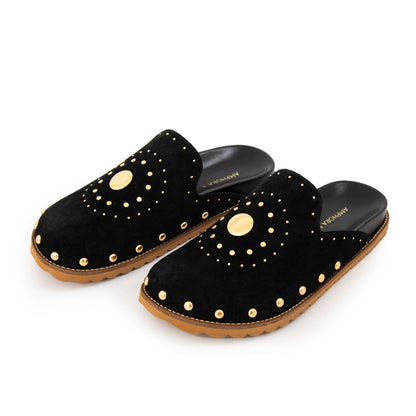 Sueco onyx cuero negro