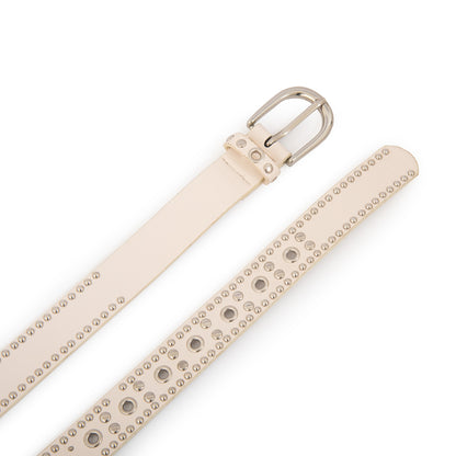 Cinturon paula blanco crudo