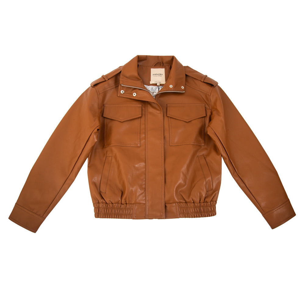 Chaqueta pietra café