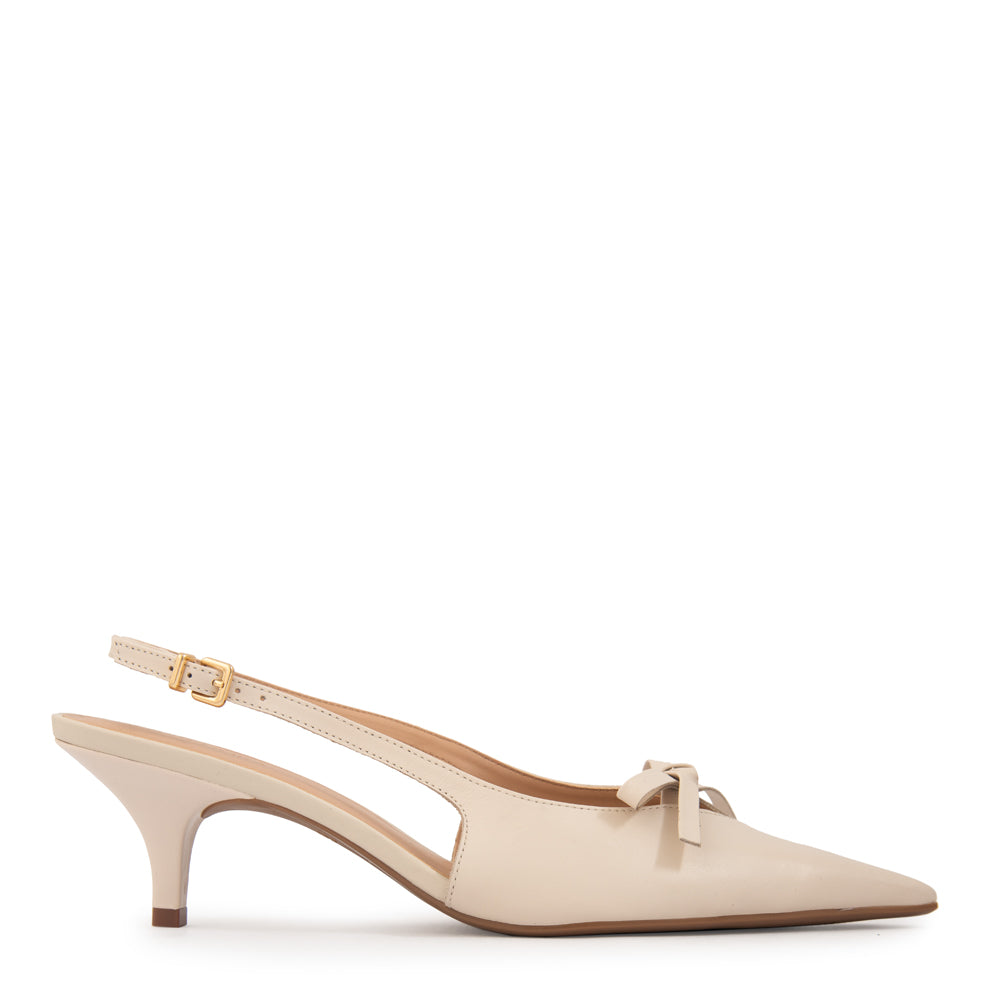 Zapato pilar blanco crudo