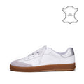 Zapatilla raquel cuero blanco