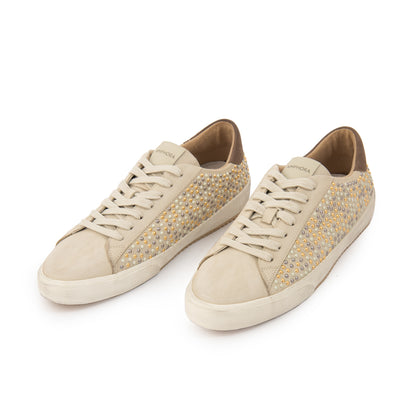 Zapatilla rebel cuero blanco crudo