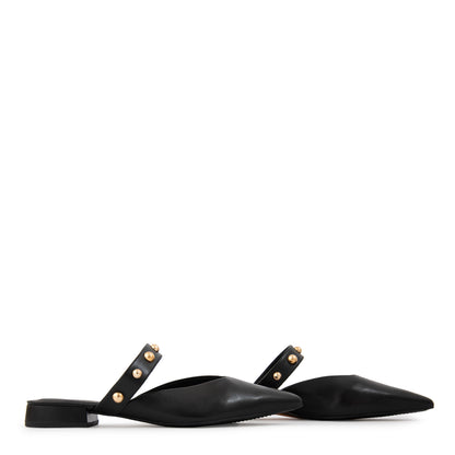 Zapato sienna cuero negro