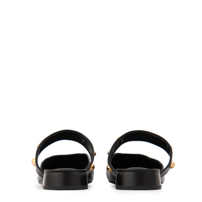 Zapato sienna cuero negro