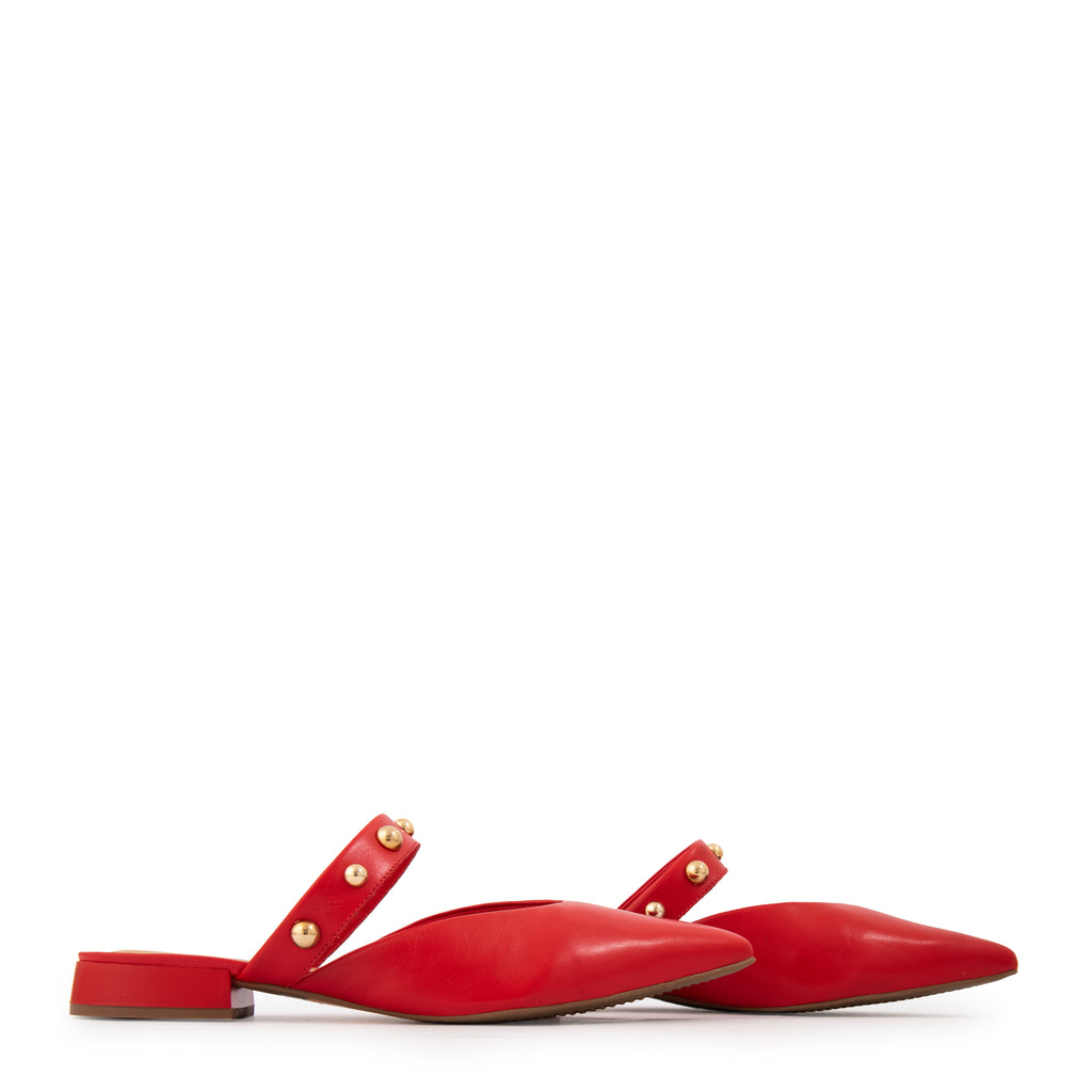 Zapato sienna rojo