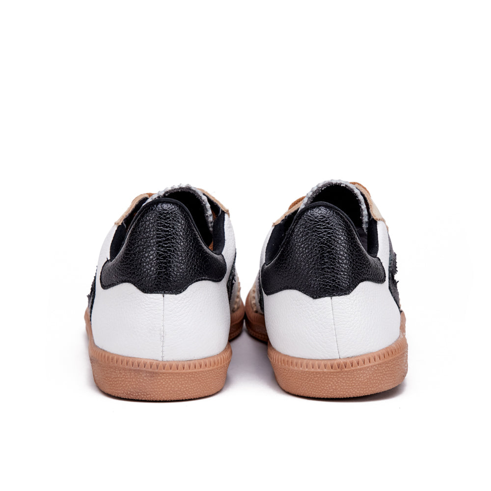 Zapatilla susana cuero beige