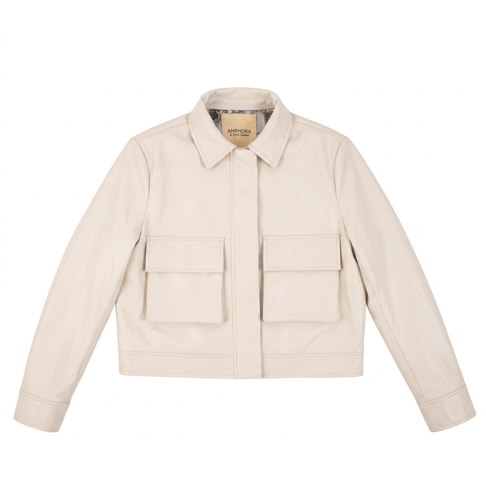 Chaqueta zoe blanco crudo