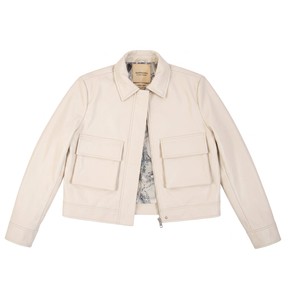 Chaqueta zoe blanco crudo