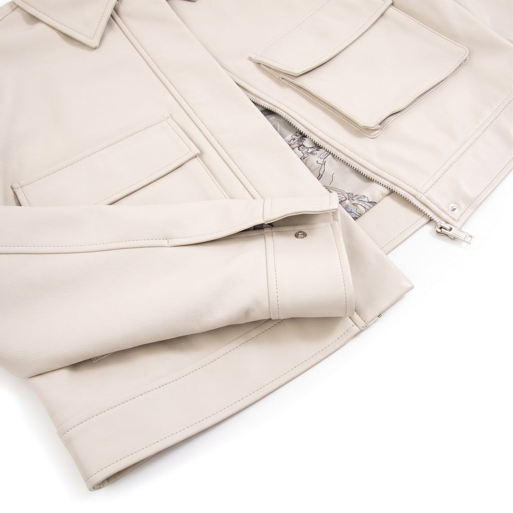 Chaqueta zoe blanco crudo