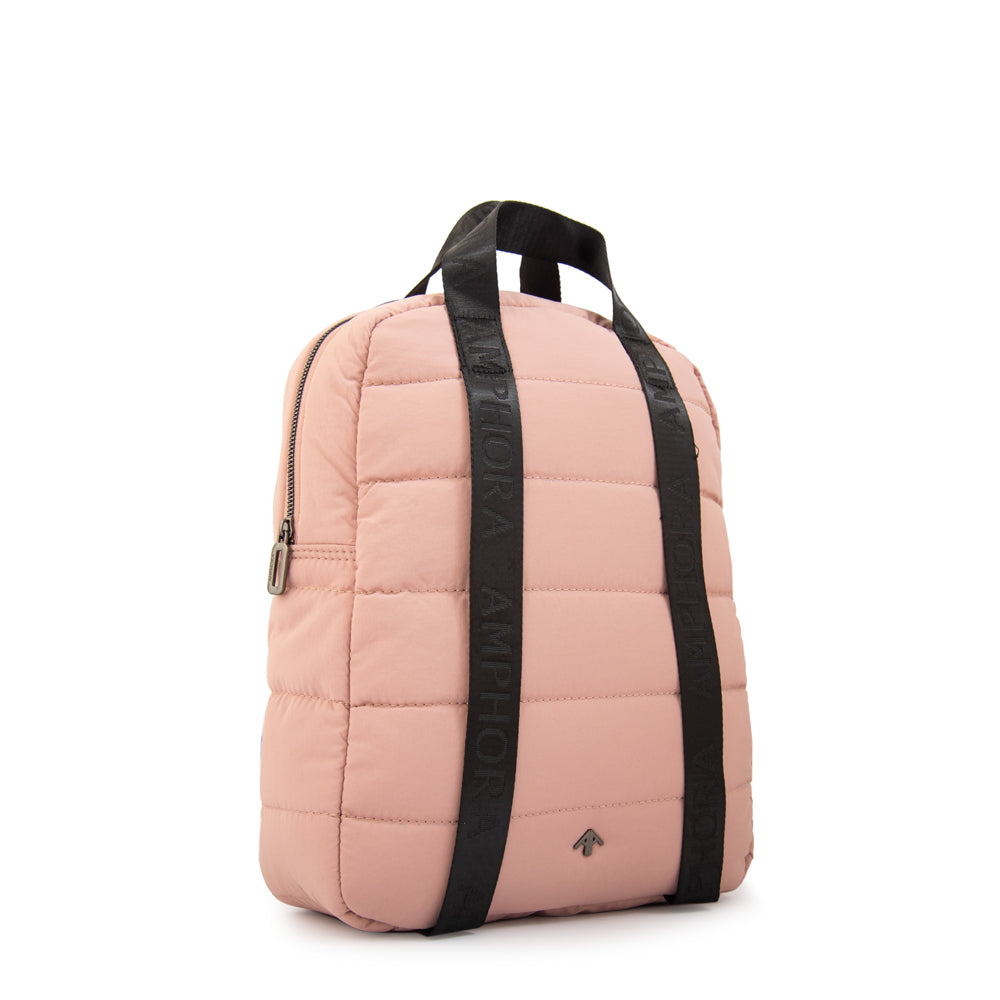 Mochila porta notebook simona grande rosa viejo