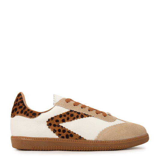 Zapatilla susana cuero blanco