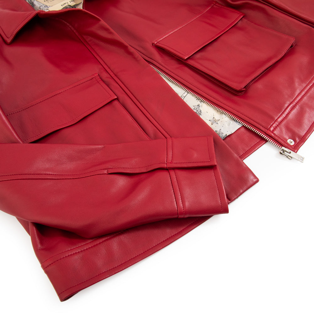 Chaqueta zoe rojo oscuro